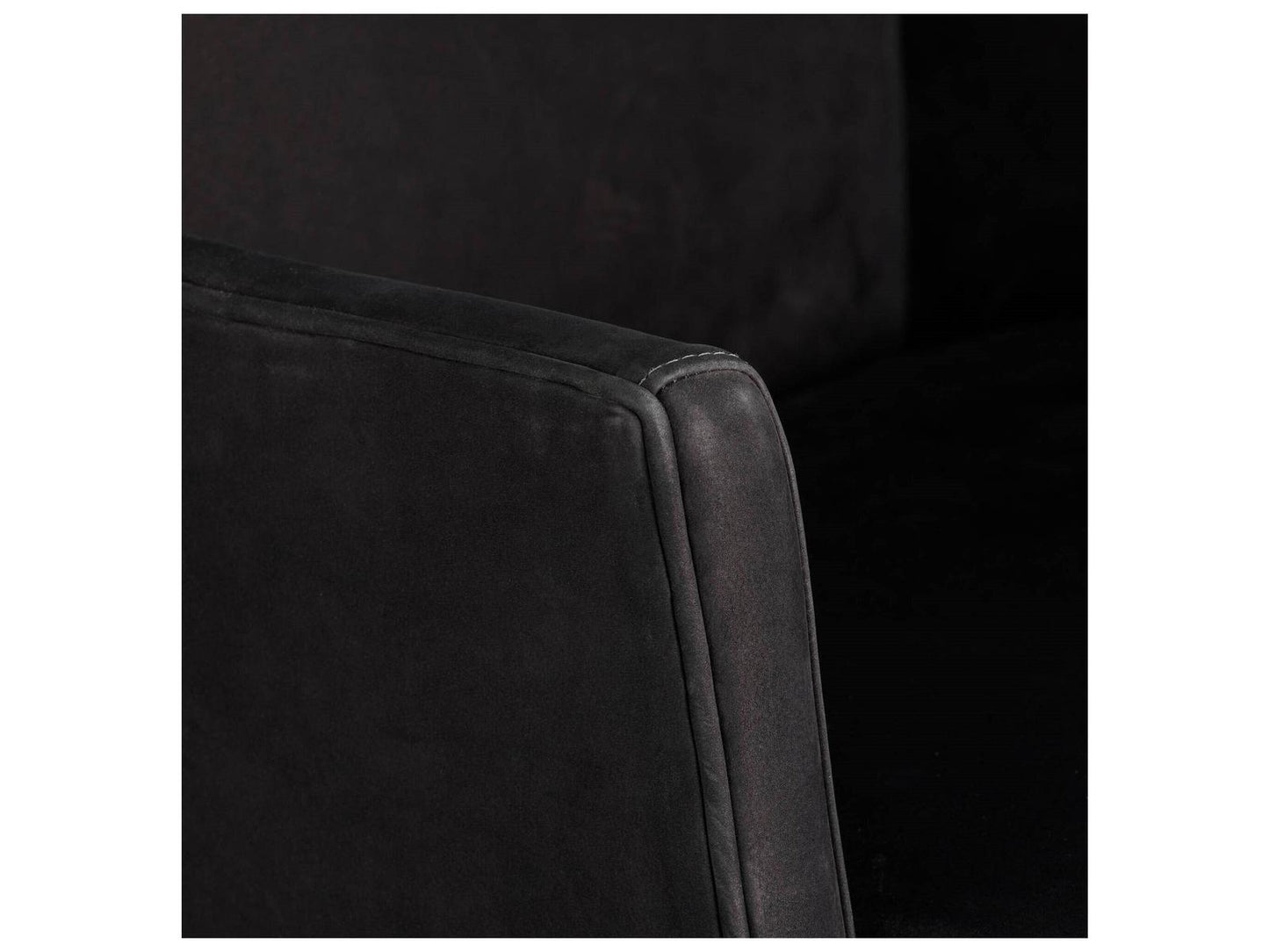 Black Velvet Accent Chair