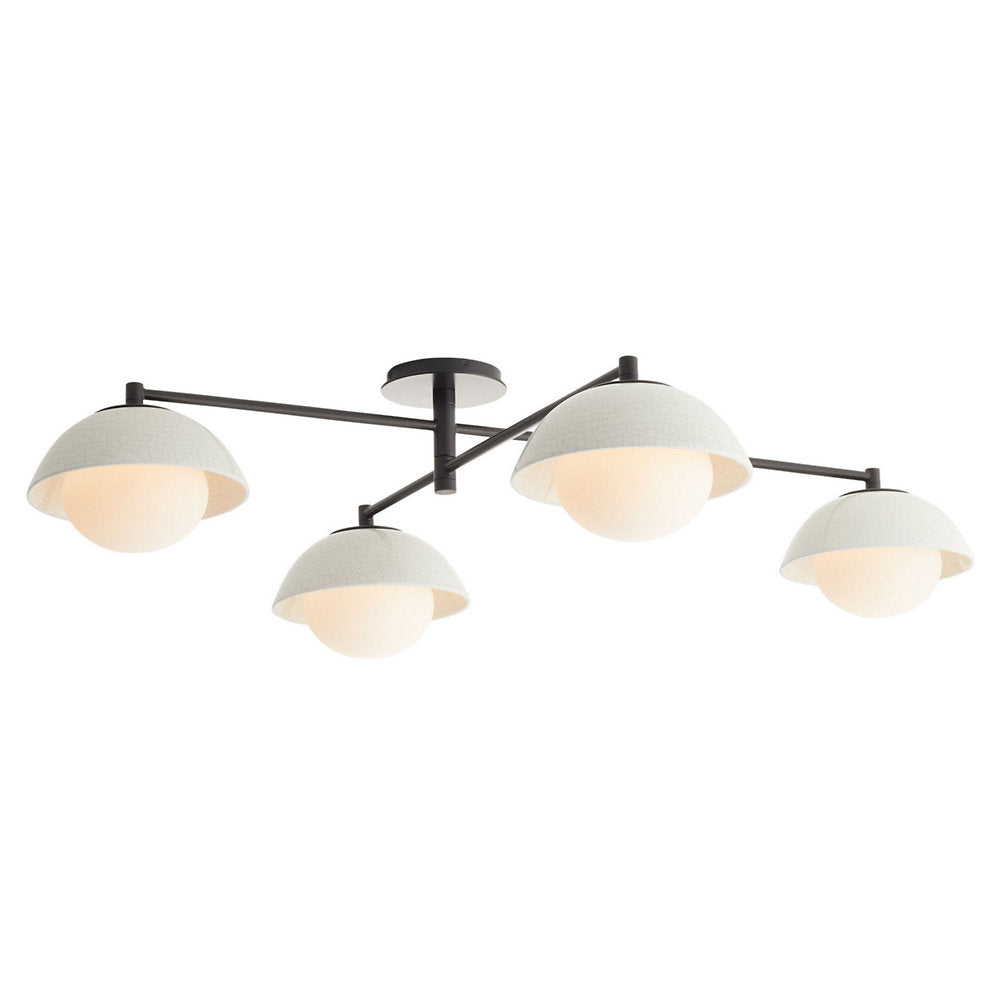 Glaze Multipoint Semi-Flushmount