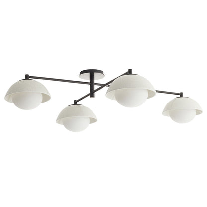 Glaze Multipoint Semi-Flushmount