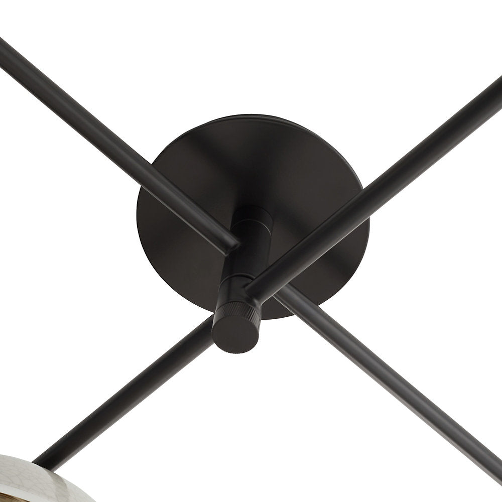 Glaze Multipoint Semi-Flushmount