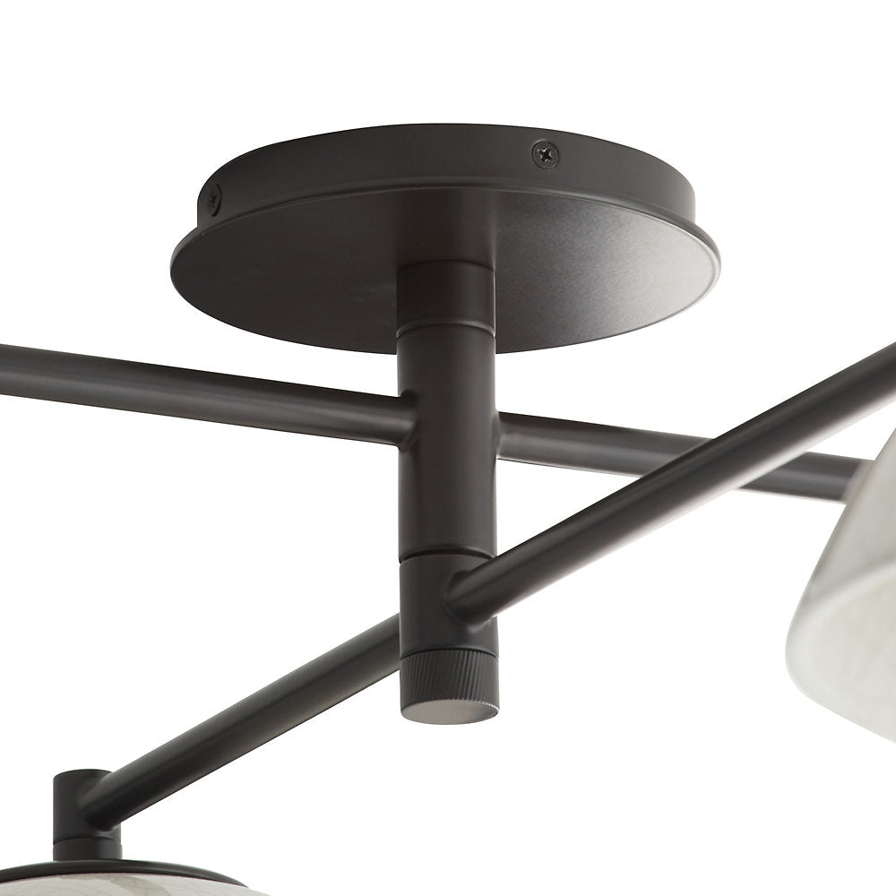 Glaze Multipoint Semi-Flushmount