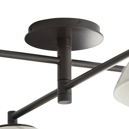 Glaze Multipoint Semi-Flushmount