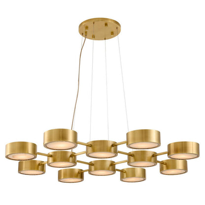 Wright Grid Chandelier