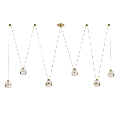Noble LED Multi-Drop Chandelier