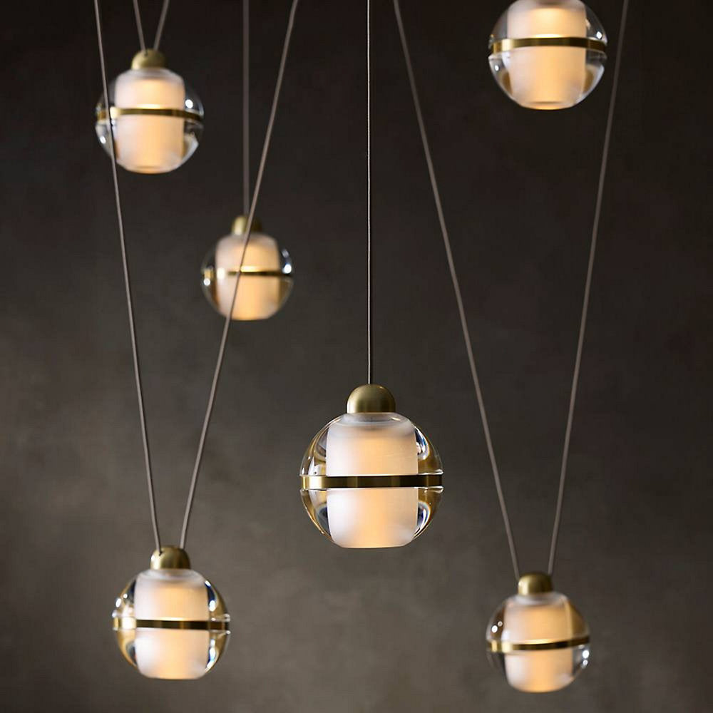 Noble LED Multi-Drop Chandelier