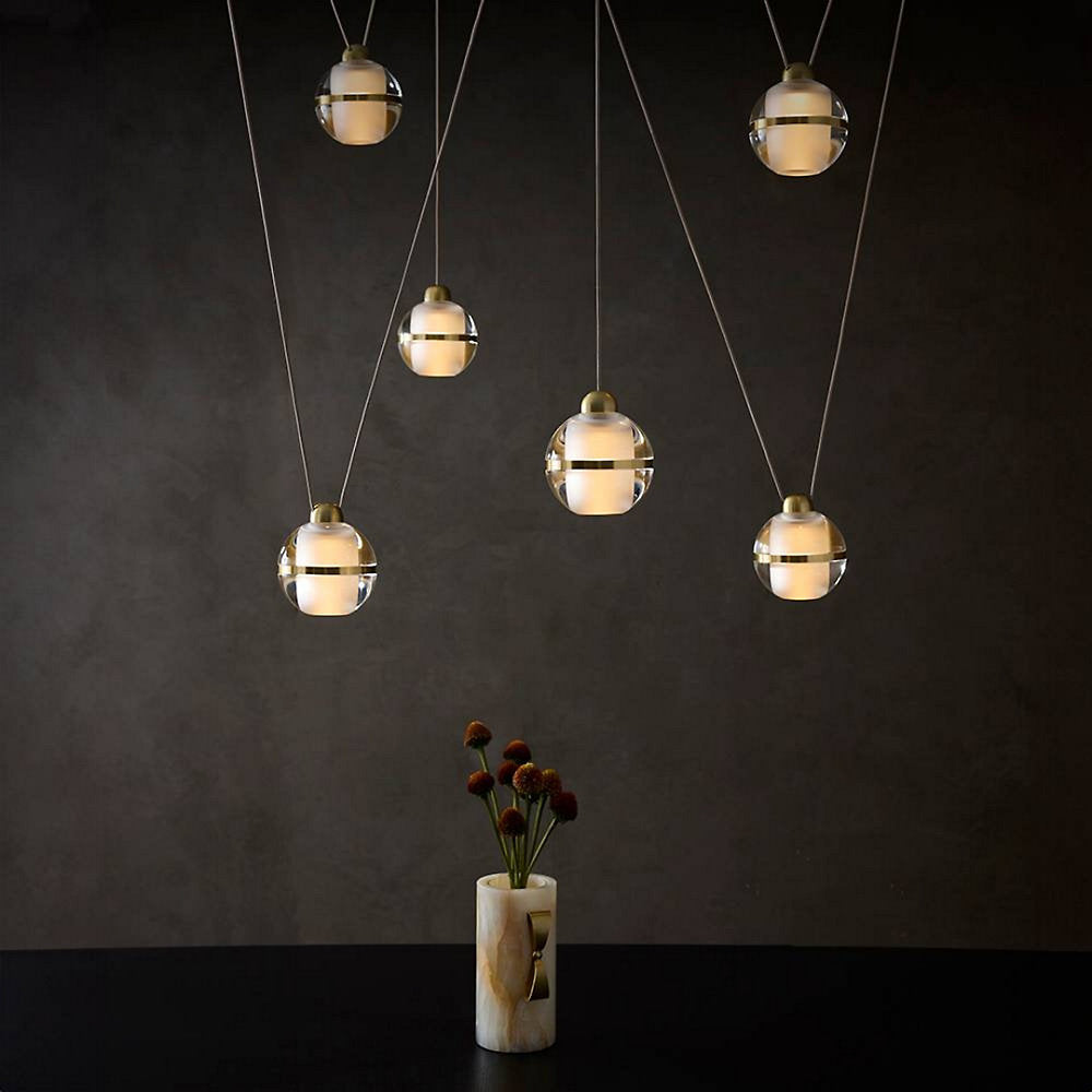 Noble LED Multi-Drop Chandelier