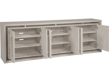 Home Mar Monte 98-Inch Long Media Console in Champagne Taupe Oak