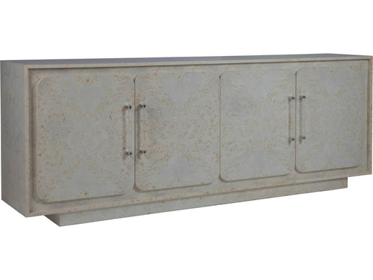 Baronet 88-Inch Media Console with Acrylic Nickel Pulls
