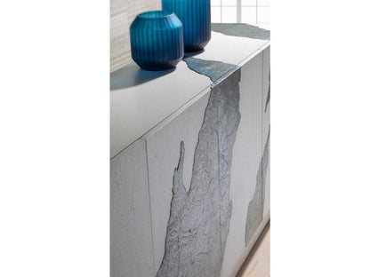 Signature Designs Contago 117 Inch Oak Wood Nordic White Media Console