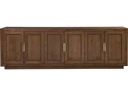 Home Barnaby Long Media Console Cerused White Oak