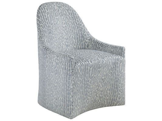 Signature Designs Lily Gray Upholstered Arm Dining Chair