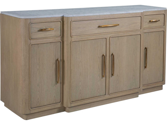 Simpatico 68" Oak Wood Sideboard