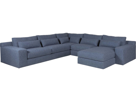 Home Rita Sectional Sofa in Boucle Upholstery