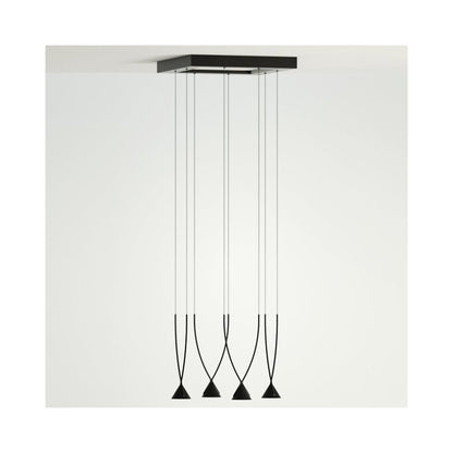Jewel Square Multi Light LED Pendant