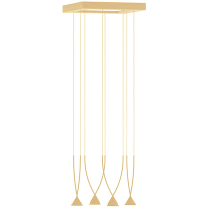 Jewel Square Multi Light LED Pendant