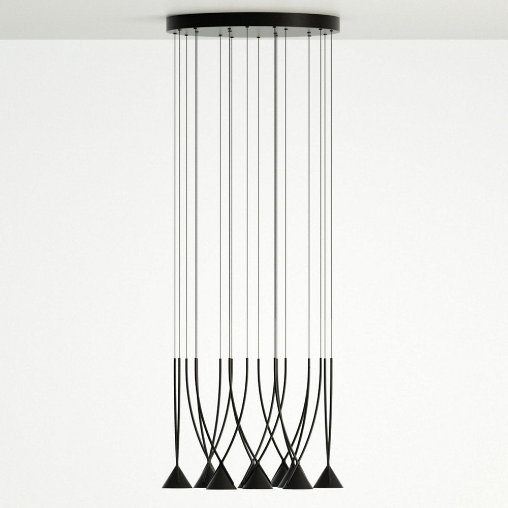 Jewel Round LED Multi Light Pendant