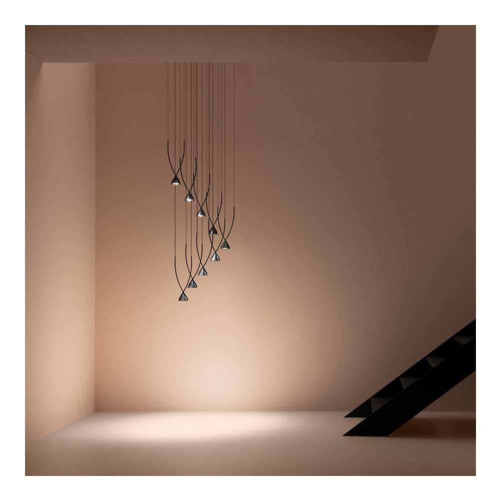 Jewel Round LED Multi Light Pendant