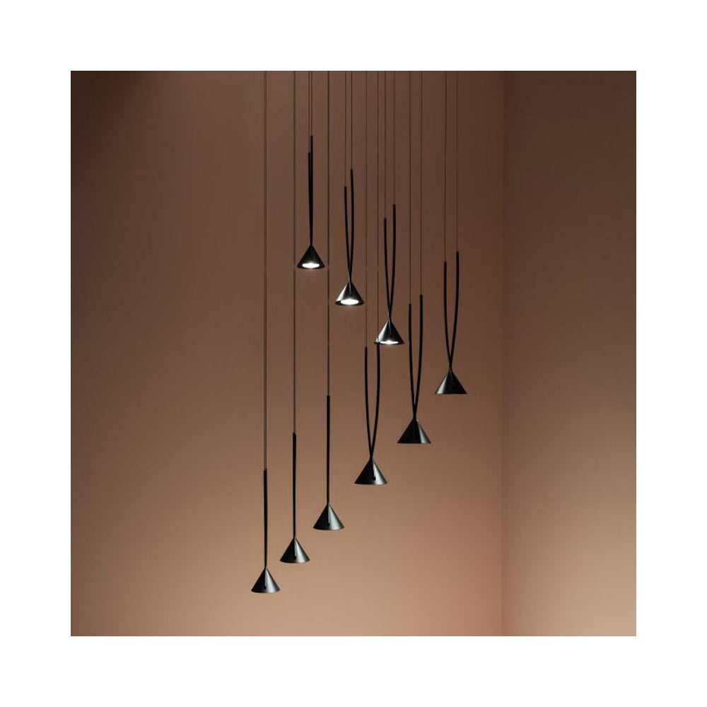 Jewel Round LED Multi Light Pendant