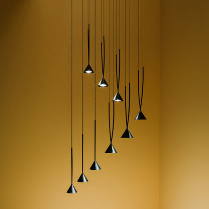 Jewel Round LED Multi Light Pendant