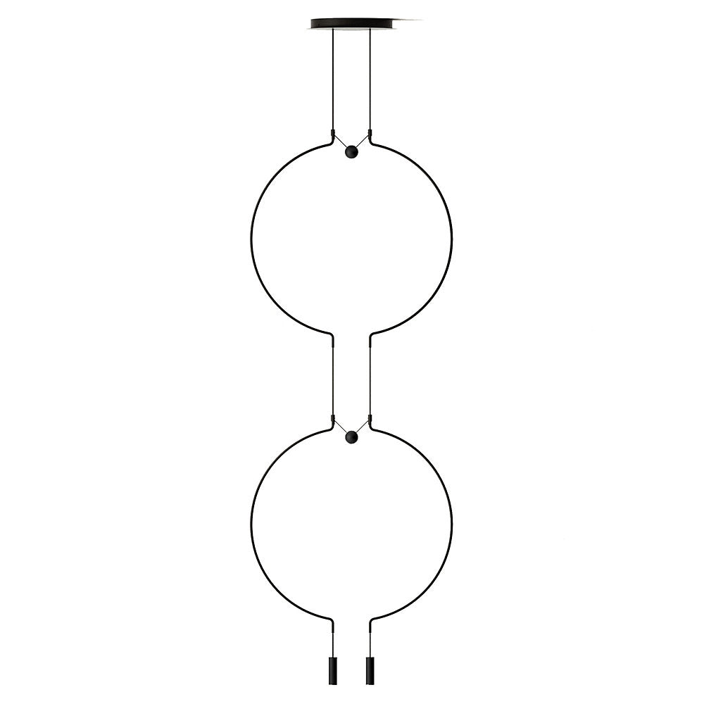 Liaison LED Round Double Pendant