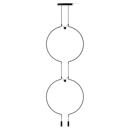 Liaison LED Round Double Pendant