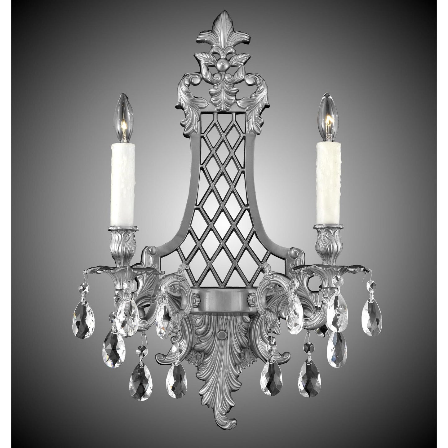 American Brass And Crystal 22 Inch Wall Sconce Cp182227