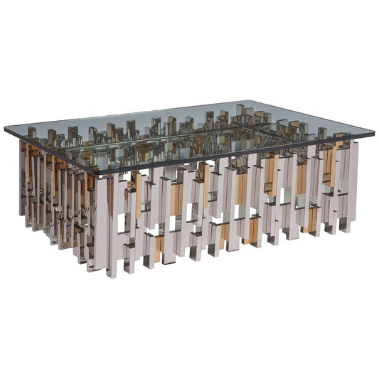 Artistica Home Cityscape Rectangular Cocktail Table