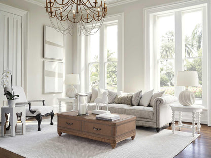 Carmen 3-Seat Upholstered Sofa with Tufted Back and Nailhead Trim