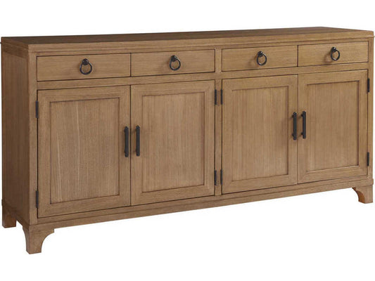 Newport Bayside Buffet Four Door Four Drawer in Sandstone Finish