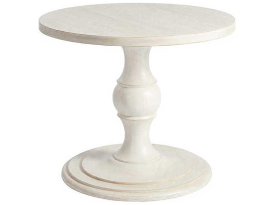 Corona Del Mar Round 36-Inch Dining Table in Sailcloth Finish