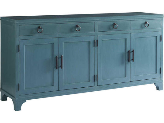 Newport 78-Inch Bayside Buffet with Cord Management in Seaglass