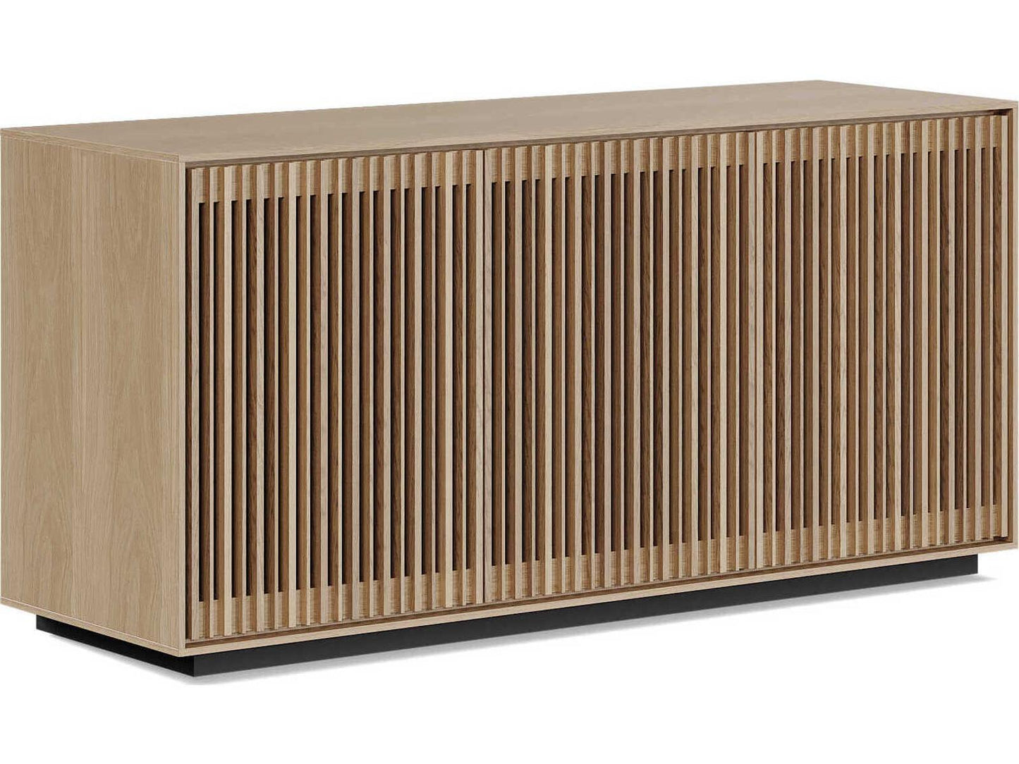 Profile 62-Inch 3-Door Media Console in Washed Oak