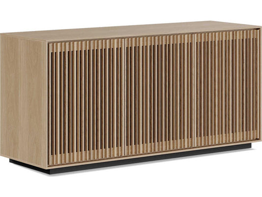 Profile 62-Inch 3-Door Media Console in Washed Oak
