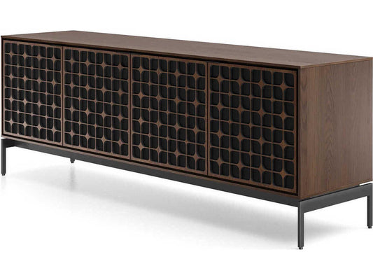 Elements 83-Inch Media Console with Constellation Doors in Toasted Oak