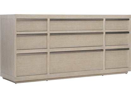 Solaria Beige Oak Wood Dresser