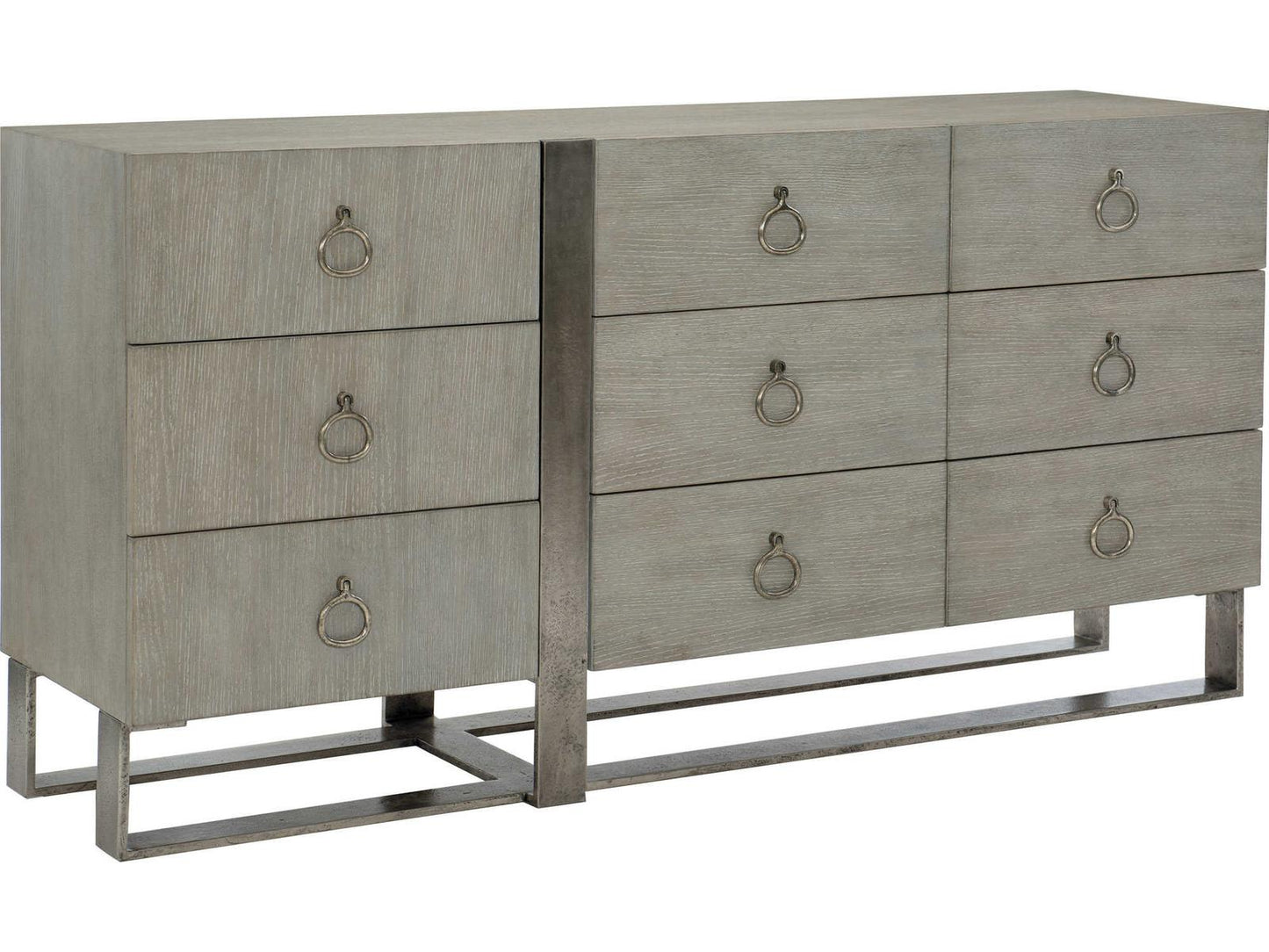 Linea Beige Oak Wood Dresser