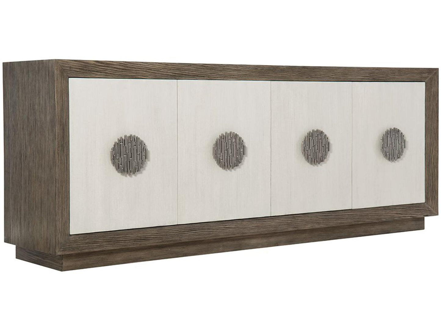 Interiors Luca Entertainment Credenza in Clove and Bone Finish