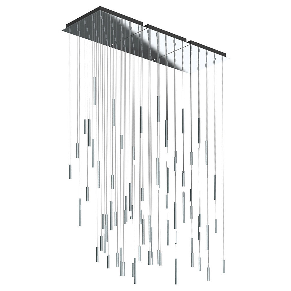 Steelos Rectangular Multi Light LED Pendant