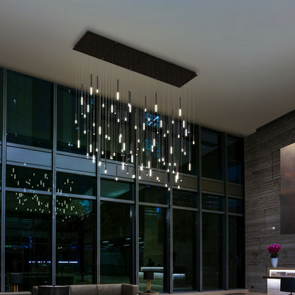Steelos Rectangular Multi Light LED Pendant