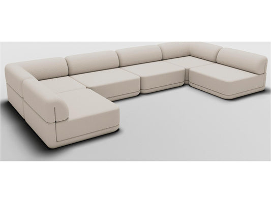 Cube Upholstered Sectional Sofa