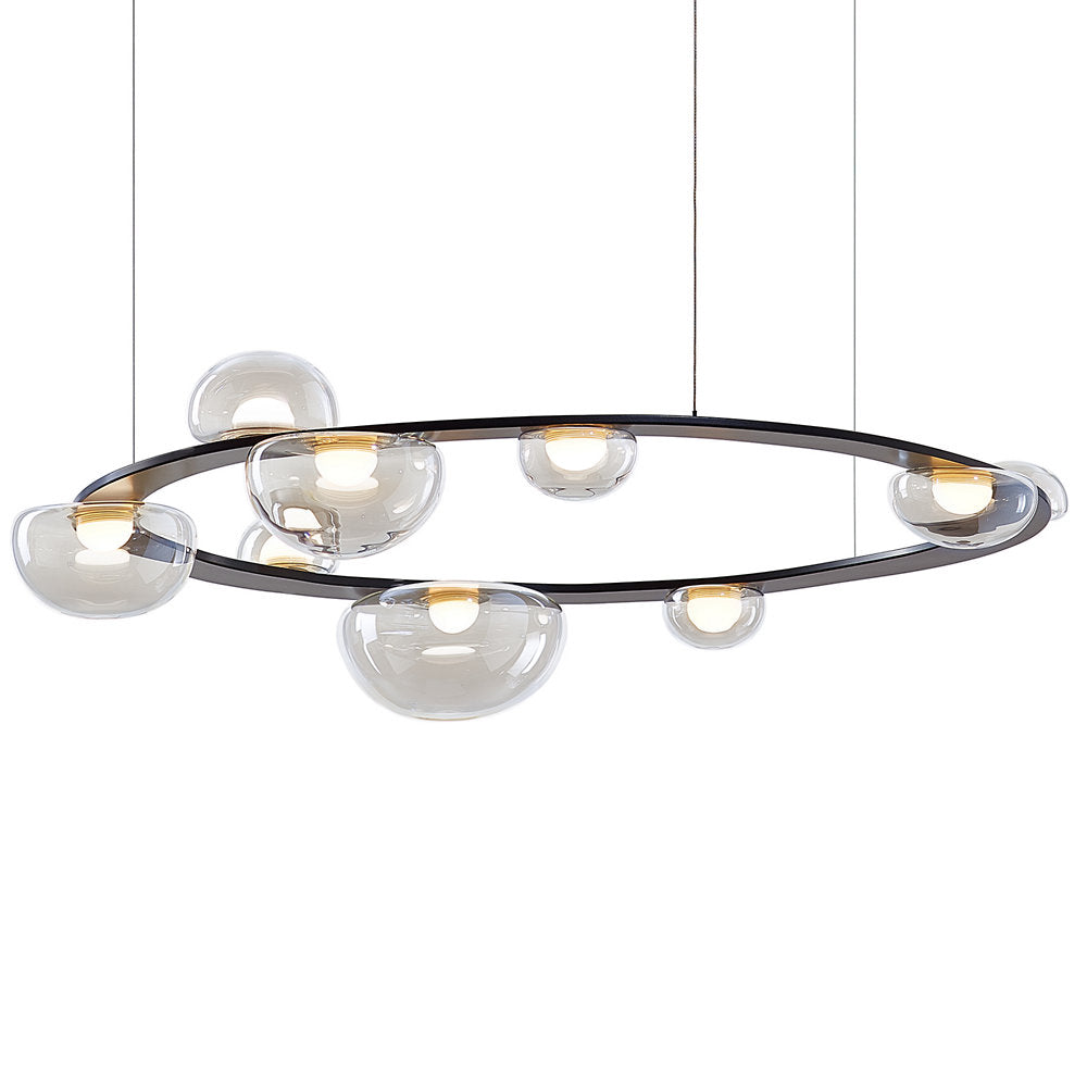Dew Drop Circle LED Chandelier