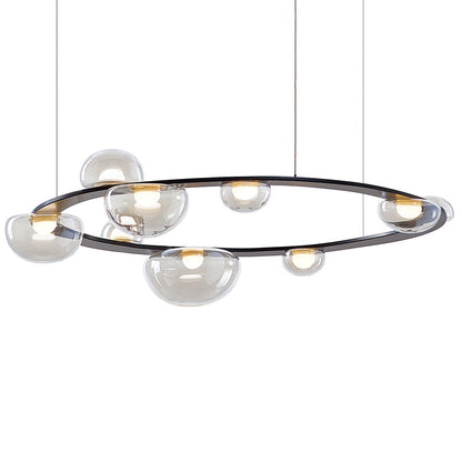 Dew Drop Circle LED Chandelier