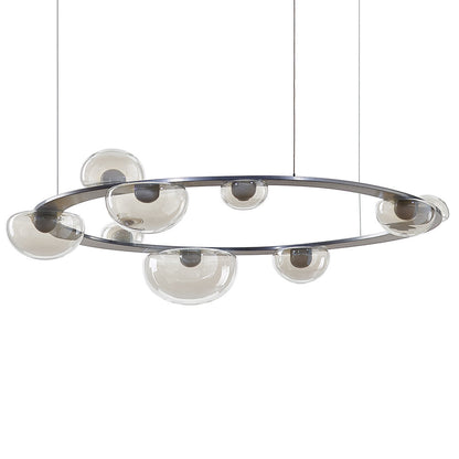 Dew Drop Circle LED Chandelier