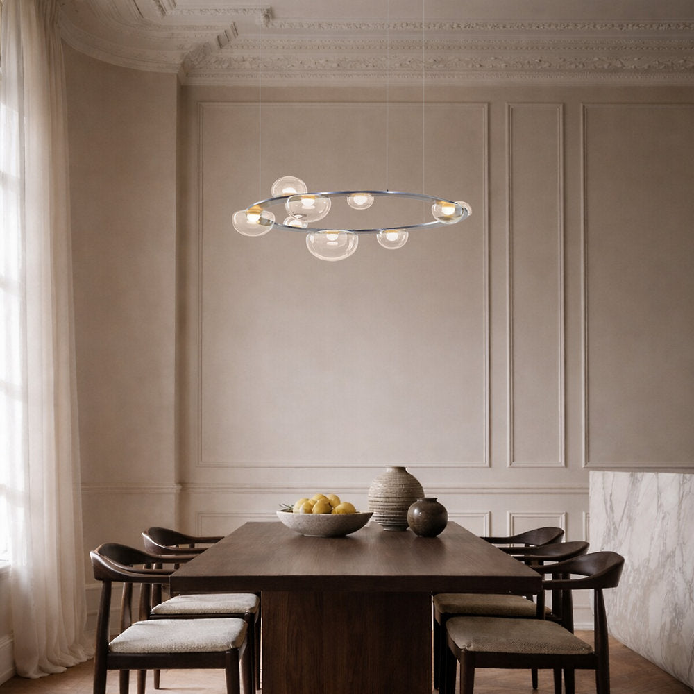 Dew Drop Circle LED Chandelier
