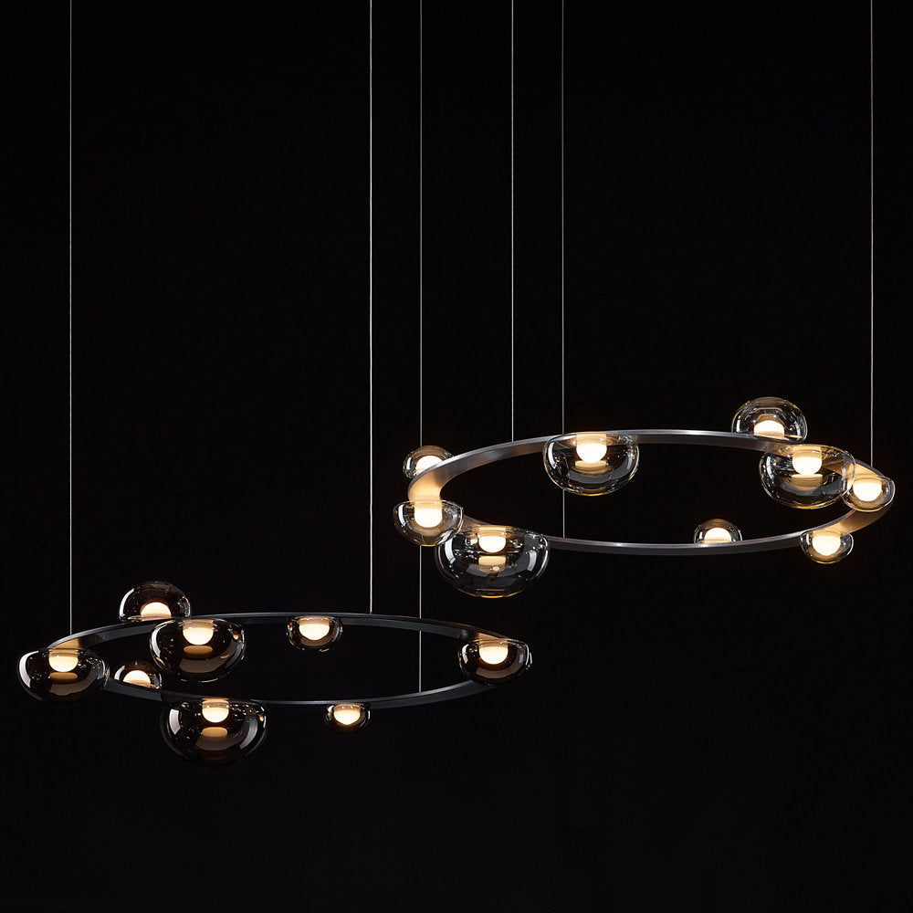 Dew Drop Circle LED Chandelier