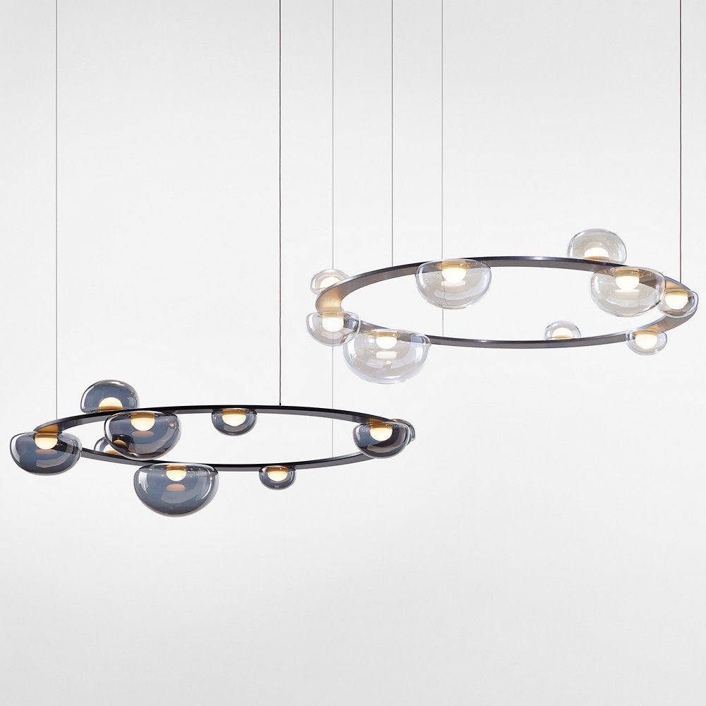 Dew Drop Circle LED Chandelier