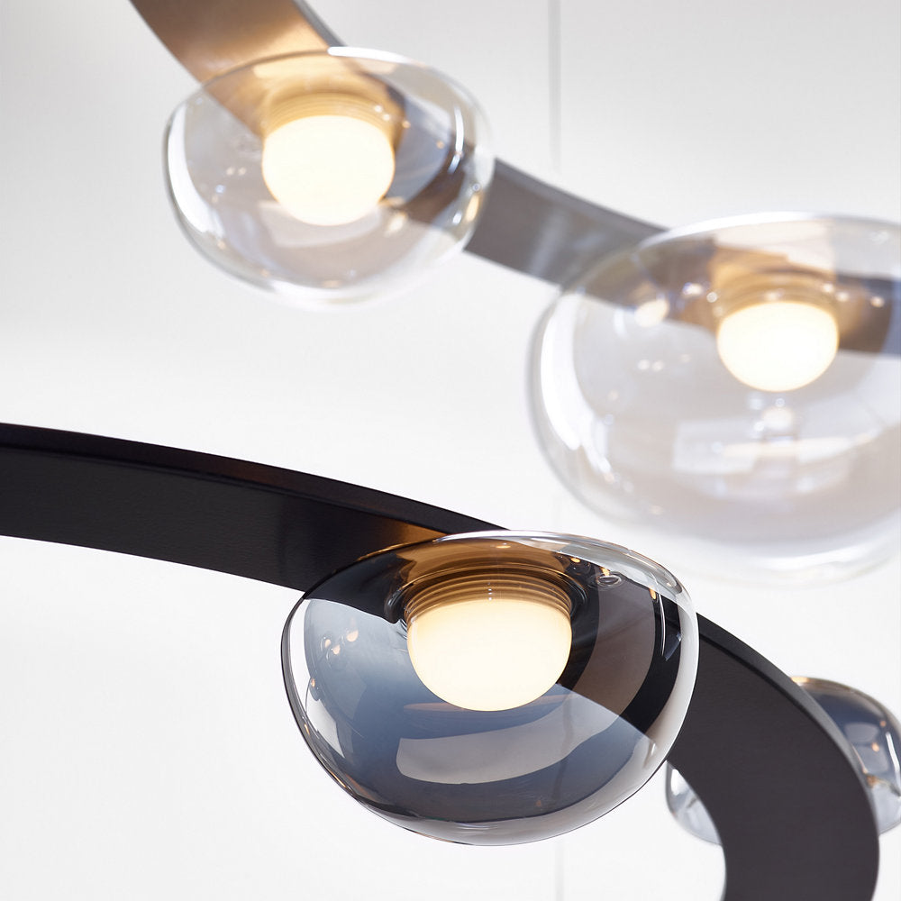 Dew Drop Circle LED Chandelier