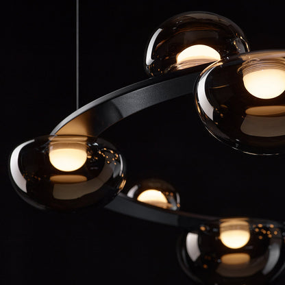 Dew Drop Circle LED Chandelier