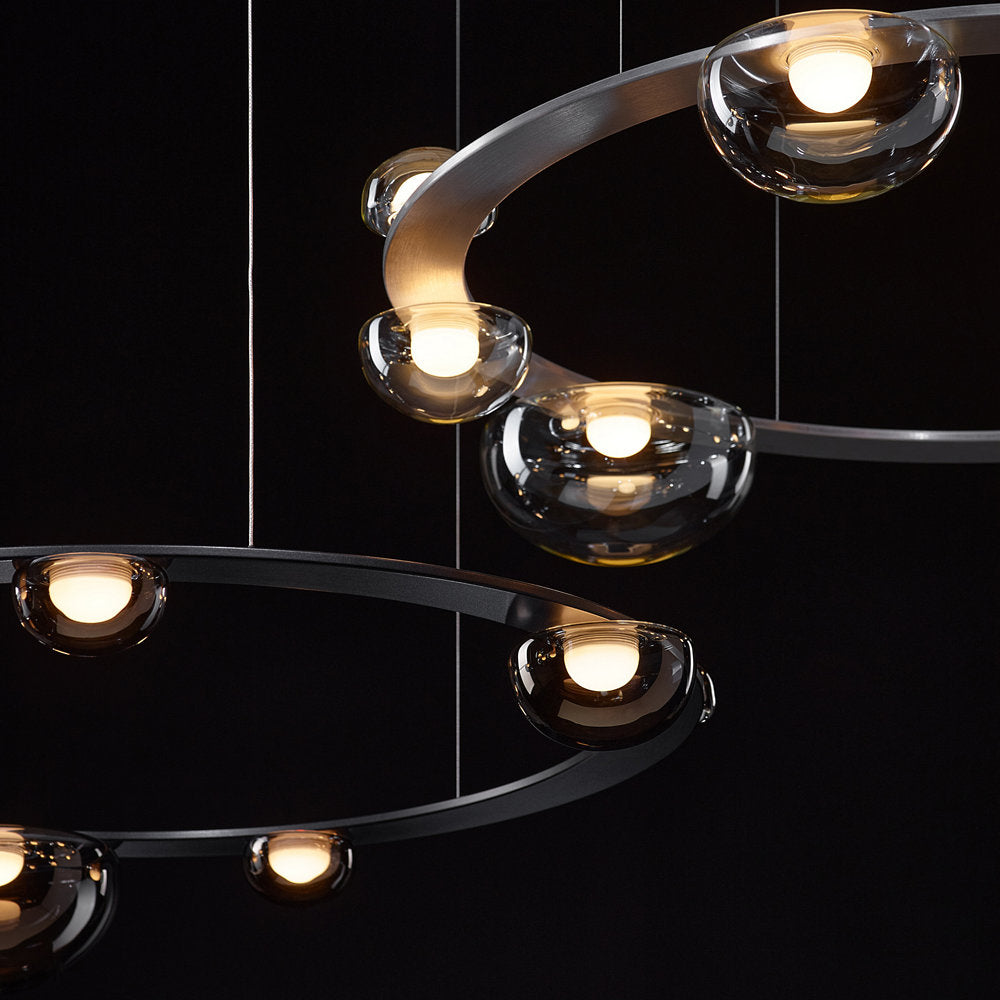 Dew Drop Circle LED Chandelier