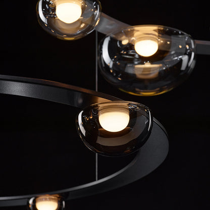 Dew Drop Circle LED Chandelier